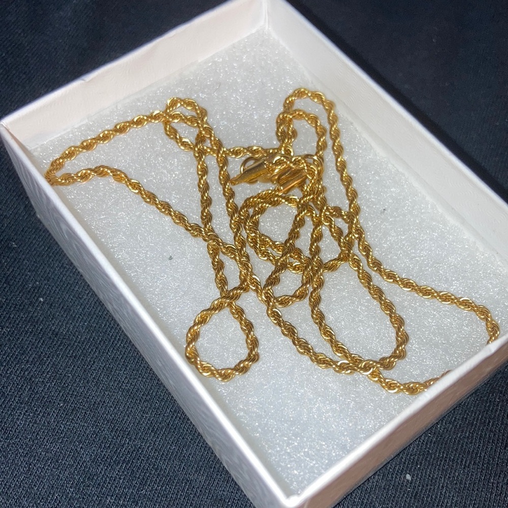 Gold plated chain